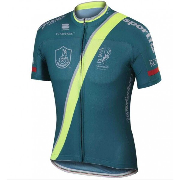 2015 Gilet GF Roma Fahrradtrikot Radsport grün VRNH3 2015 Gilet GF Roma Fahrradtrikot Radsport grün VRNH3