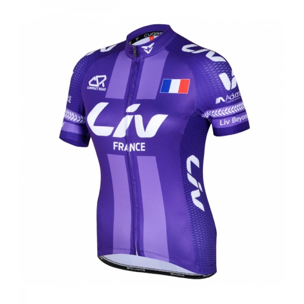 LIV TEAM France 2020 Radtrikot kurzarm LIV TEAM France 2020 Radtrikot kurzarm
