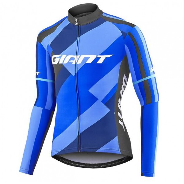 Giant Elevate Fahrradbekleidung Radtrikot Langarm blue MY6PF Giant Elevate Fahrradbekleidung Radtrikot Langarm blue MY6PF