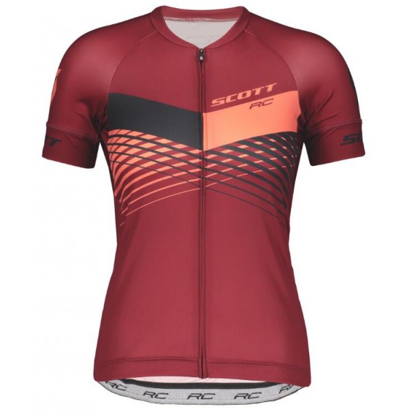 Scott RC PRO Damen Fahrradbekleidung Radtrikot merlot red/camellia pink LW1TL Scott RC PRO Damen Fahrradbekleidung Radtrikot merlot red/camellia pink LW1TL