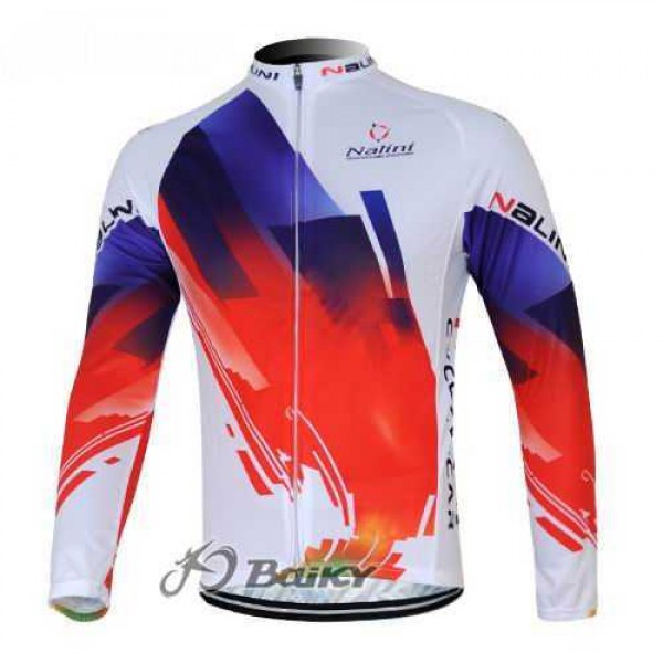 Nalini Pro Team Radtrikot Langarm Rot weiß WMVRW Nalini Pro Team Radtrikot Langarm Rot weiß WMVRW