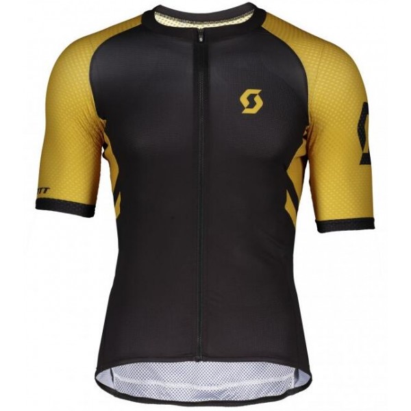 SCOTT RC Premium Climber 2020 Radtrikot kurzarm Schwarz/Gelb SCOTT RC Premium Climber 2020 Radtrikot kurzarm Schwarz/Gelb