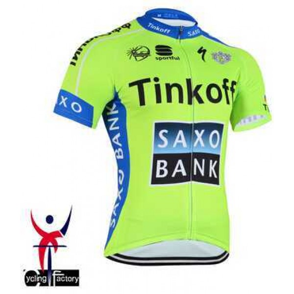 2015 Saxo Bank Tinkoff Fahrradtrikot Radsport Fluorescence Z556R 2015 Saxo Bank Tinkoff Fahrradtrikot Radsport Fluorescence Z556R