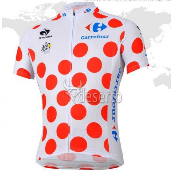 Tour de France le coq sportif Dot-achtige Fahrradtrikot Radsport TQNHA Tour de France le coq sportif Dot-achtige Fahrradtrikot Radsport TQNHA