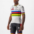 Soudal Quick-Step Straßenrad Weltmeister Regenbogentrikot 2023 Competizione Radtrikot kurzarm-Radsport-Profi-Team Soudal Quick-Step Straßenrad Weltmeister Regenbogentrikot 2023 Competizione Radtrikot kurzarm-Radsport-Profi-Team